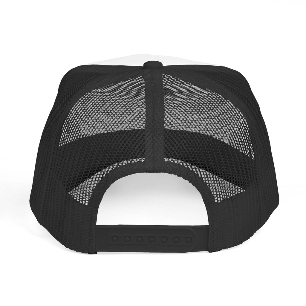 Smile Big Trucker Cap — "Smile Big Laugh Harder" Mesh Hat